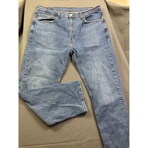 Levis 505 Regular Fit Men's Jeans Blue Straight Leg Denim Pants W36 L30